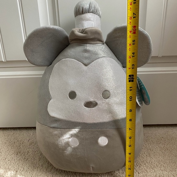 Disney 100 NWT Steamboat‎ Willie Mickey Mouse Squishmallow - Picture 9 of 9